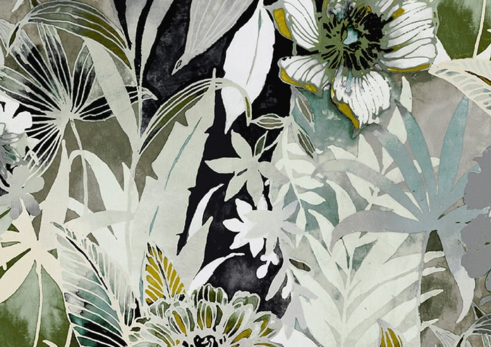 Bali, Green - Twist&Fit Roman Blind - Image 8